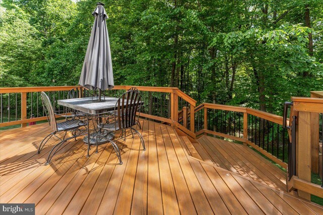 7625 Holbrook Ct, Manassas, VA 20112 - deck featuring outdoor dining area