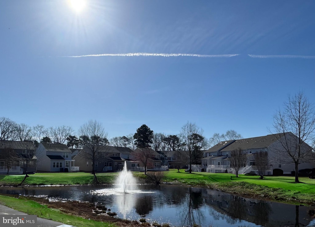 water view with a residential view