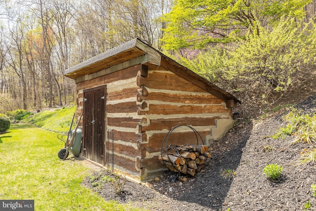 1460 Pitcock Ln, Winchester, VA 22602 - view of shed with a forest view
