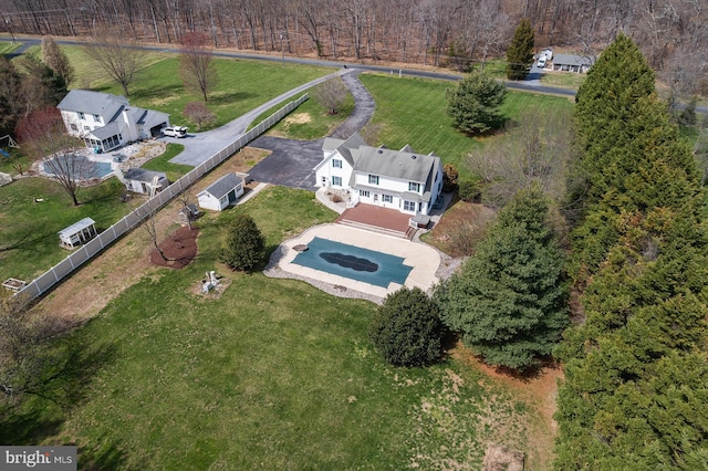 drone / aerial view
