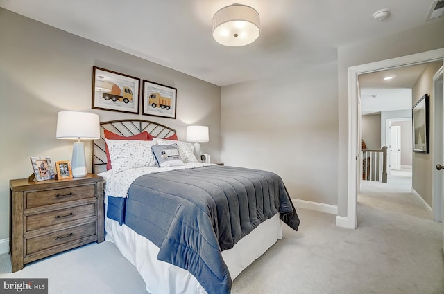 751 Bowie Shop Rd, Huntingtown, MD 20639 - carpeted bedroom with visible vents and baseboards