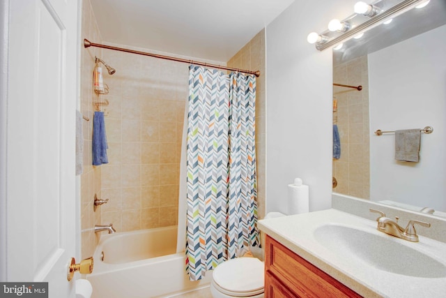 14613 Tynewick Ter Unit 6-1461, Silver Spring, MD 20906 - bathroom featuring toilet, shower / tub combo with curtain, and vanity