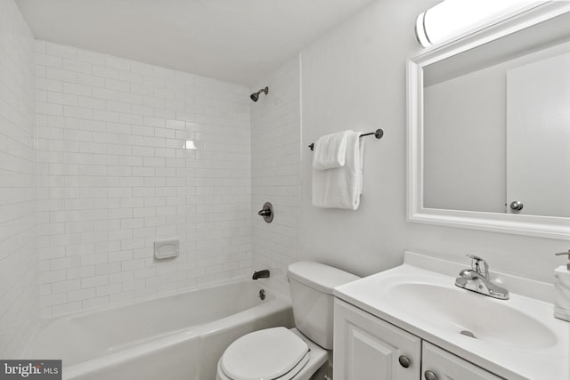 1260 21st St NW Unit 911, Washington, DC 20036 - full bath featuring vanity, toilet, and shower / washtub combination
