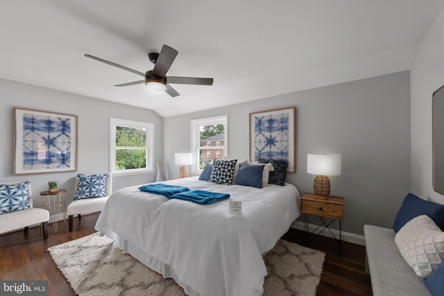 6611 Loch Hill Rd, Baltimore, MD 21239 - bedroom featuring wood finished floors and a ceiling fan