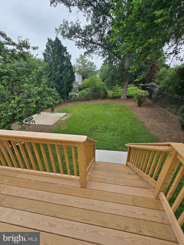 6611 Loch Hill Rd, Baltimore, MD 21239 - view of deck