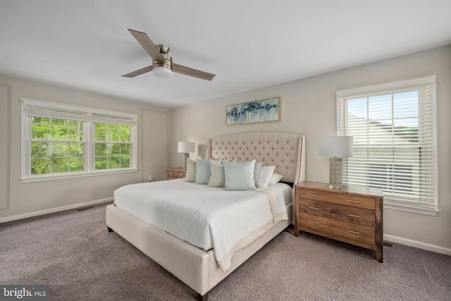 47 Christopher Way, Stafford, VA 22554 - bedroom featuring light colored carpet, baseboards, and ceiling fan