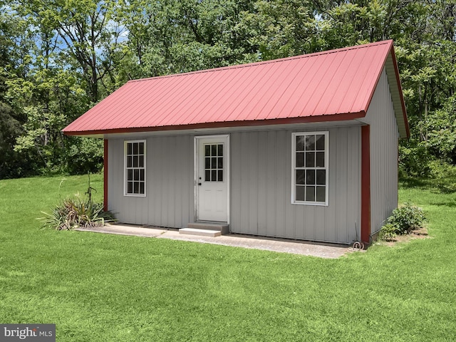 8805 Reichard Rd, Fairplay, MD 21733 - view of outdoor structure with view of wooded area
