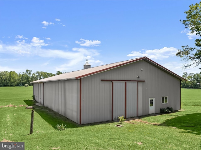 8805 Reichard Rd, Fairplay, MD 21733 - view of pole building featuring a lawn