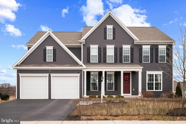 view of front of home with driveway