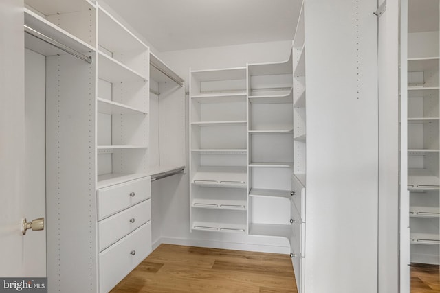 4101 Cathedral Ave NW Unit 1104, Washington, DC 20016 - spacious closet with light wood-style floors