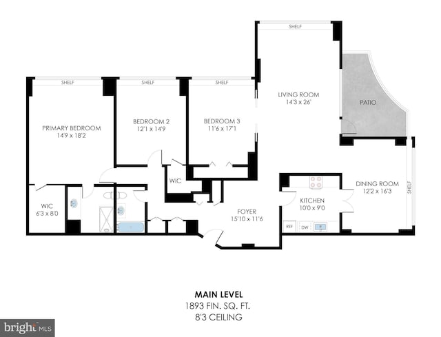 4101 Cathedral Ave NW Unit 1104, Washington, DC 20016 - property floor plan