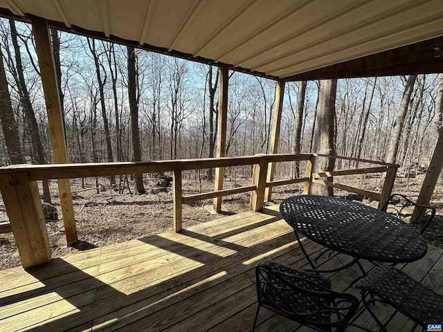 145 Firtree Dr, Wintergreen Resort, VA 22967 - view of wooden deck