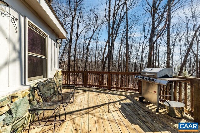145 Firtree Dr, Wintergreen Resort, VA 22967 - view of wooden terrace