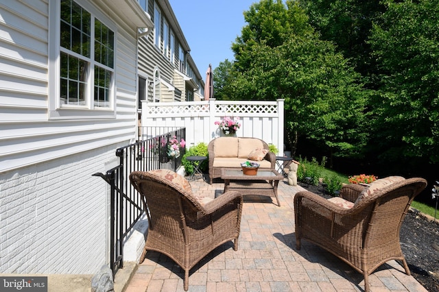 8725 Warm Waves Way Unit 10, Columbia, MD 21045 - view of patio featuring outdoor lounge area