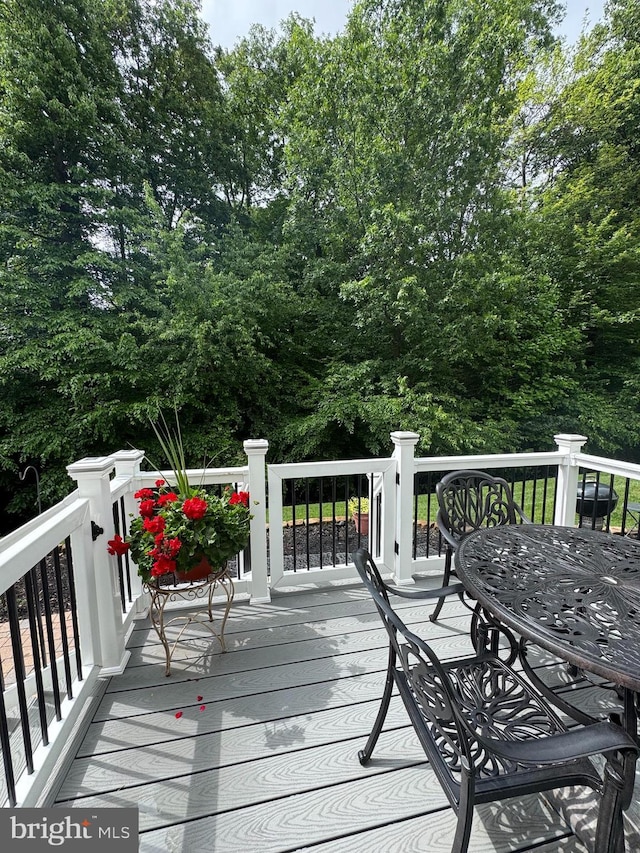 8725 Warm Waves Way Unit 10, Columbia, MD 21045 - view of wooden deck