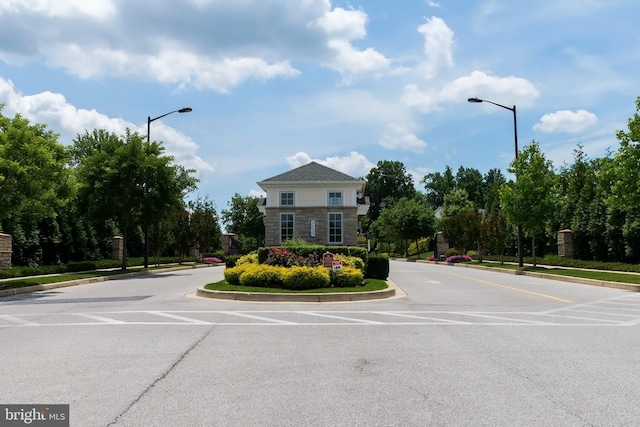 8725 Warm Waves Way Unit 10, Columbia, MD 21045 - view of asphalt road with street lighting and curbs