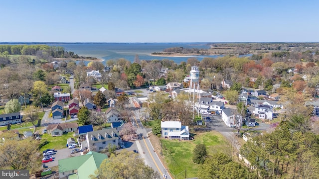 100 Wall St, Queenstown, MD 21658 - drone / aerial view with a residential view