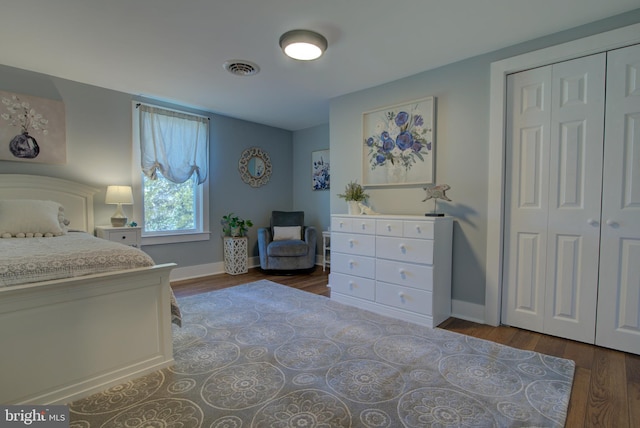 LOTA Middle Road, Winchester, VA 22602 - bedroom featuring visible vents, baseboards, a closet, and wood finished floors