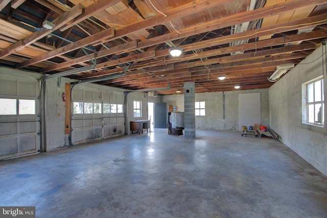 LOTA Middle Road, Winchester, VA 22602 - garage with water heater and concrete block wall