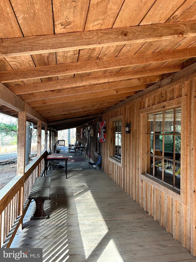 385 Elk Crk, Aaronsburg, PA 16820 - view of wooden deck