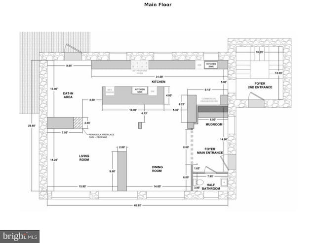 155 Wyebrook Rd, Honey Brook, PA 19344 - floor plan / room layout