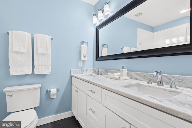 205 16th St SE, Washington, DC 20003 - bathroom with double vanity and toilet