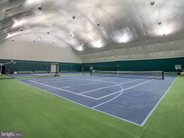view of sport court