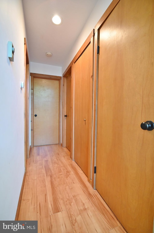 277 Anderson Rd, Basye, VA 22810 - corridor featuring light wood-type flooring