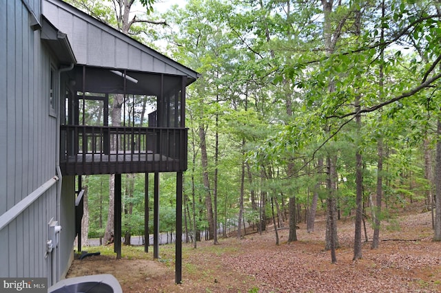 277 Anderson Rd, Basye, VA 22810 - view of yard with a sunroom