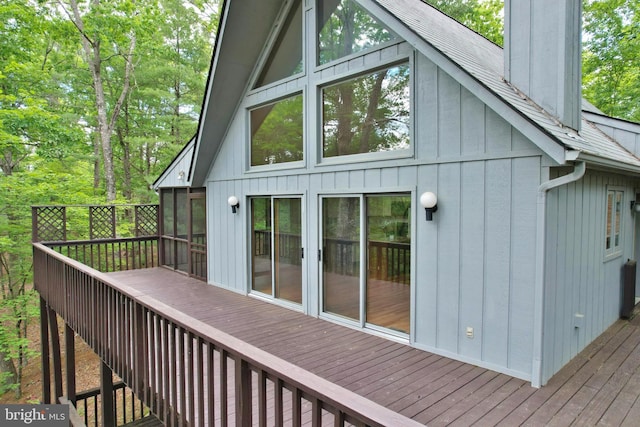 277 Anderson Rd, Basye, VA 22810 - view of wooden terrace