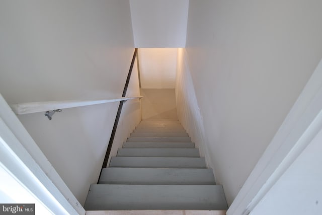 view of staircase