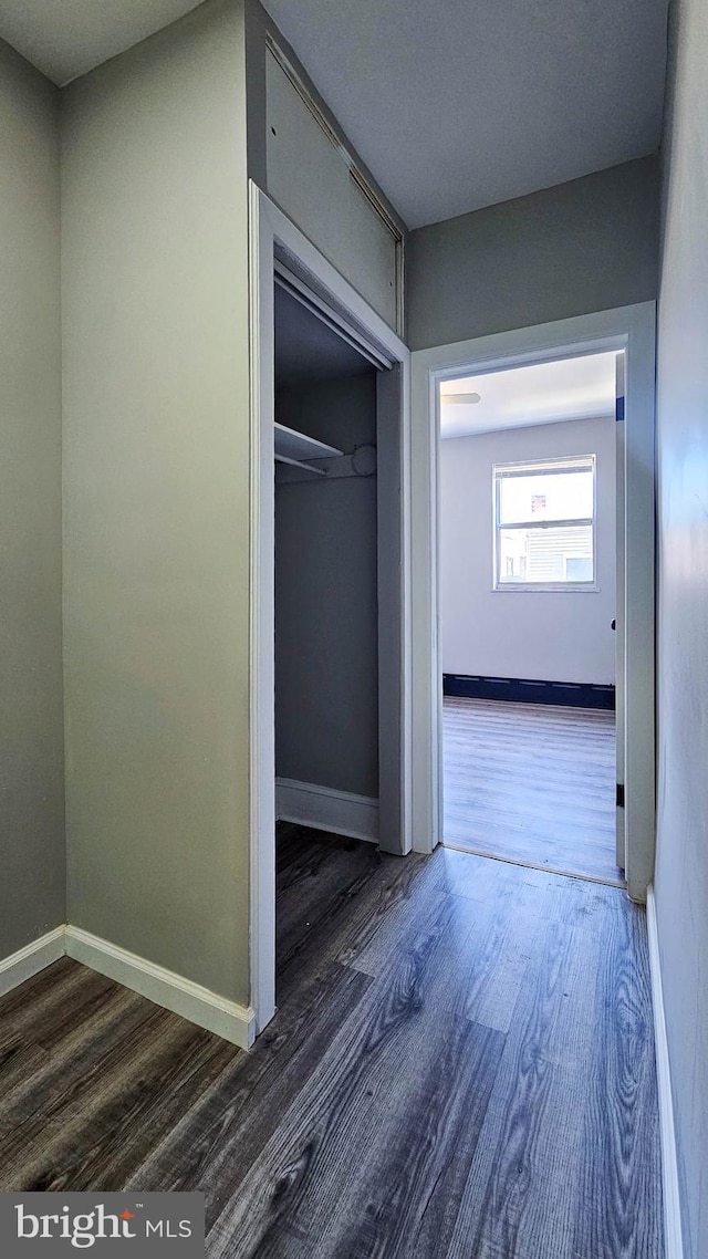 2105 S Woodstock St, Philadelphia, PA 19145 - interior space with baseboards and wood finished floors