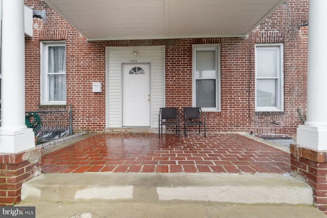 2609 Keyworth Ave, Baltimore, MD 21215 - property entrance featuring brick siding