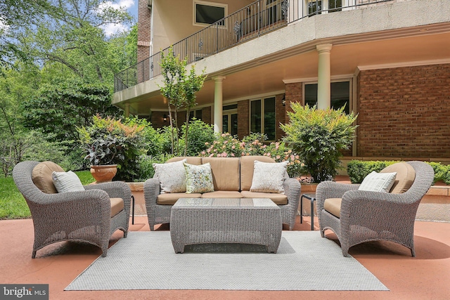 1342 Potomac School Rd, Mclean, VA 22101 - view of patio with outdoor lounge area