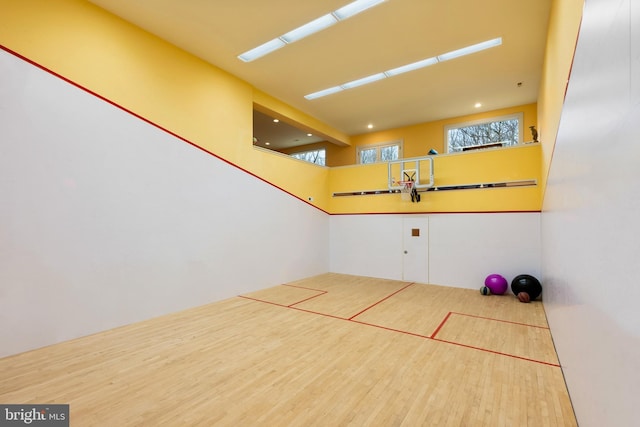 view of sport court