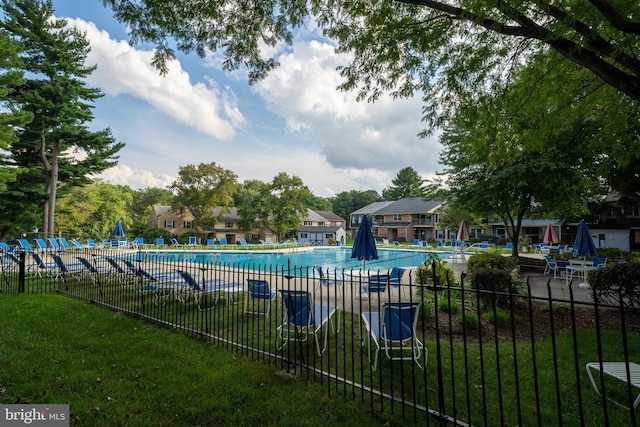 view of community pool