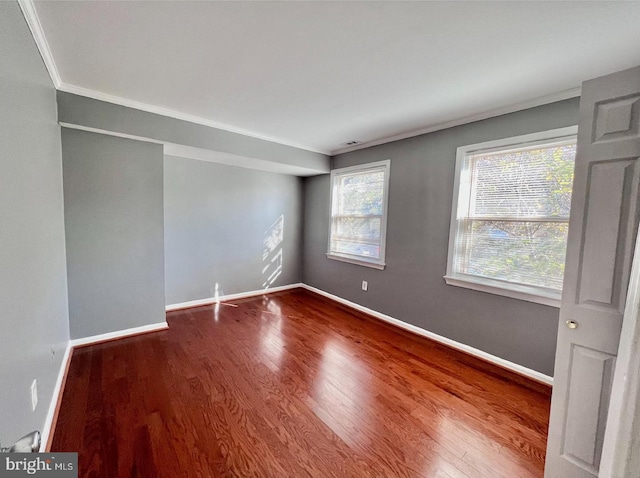 2904 11th St NW, Washington, DC 20001 - unfurnished room with visible vents, baseboards, and wood finished floors