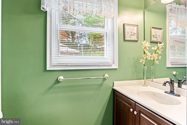 3672 Cimmeron Rd, York, PA 17402 - bathroom featuring a wealth of natural light and vanity