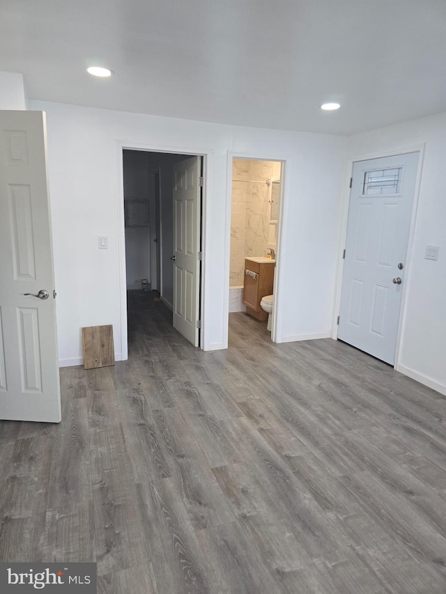 325 W Washington St, Tamaqua, PA 18252 - interior space featuring a spacious closet, wood finished floors, and baseboards