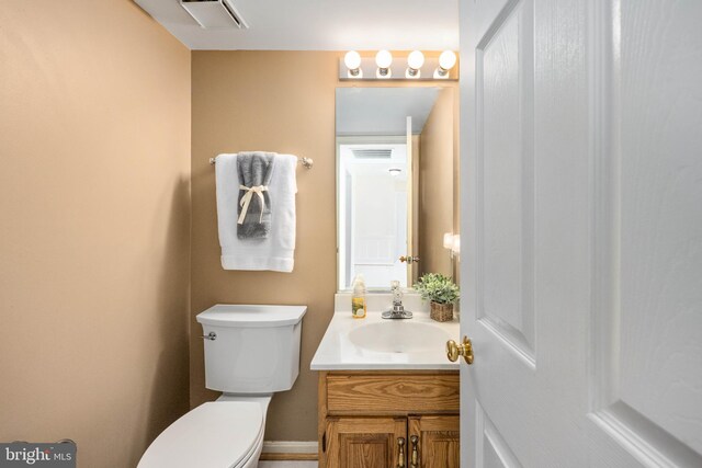 11 Ashbrook Rd, Stafford, VA 22554 - half bath with vanity and toilet