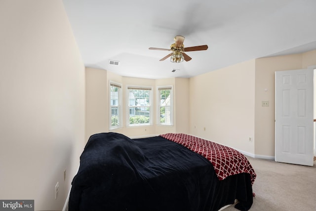 11 Ashbrook Rd, Stafford, VA 22554 - bedroom featuring light colored carpet, baseboards, and a ceiling fan