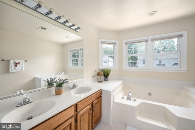 11 Ashbrook Rd, Stafford, VA 22554 - full bathroom with a bath and double vanity
