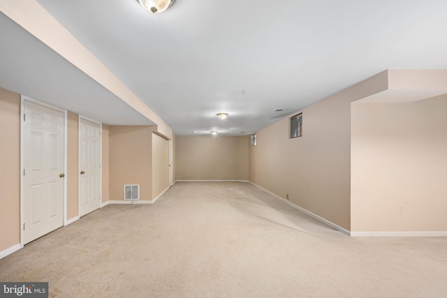 11 Ashbrook Rd, Stafford, VA 22554 - finished basement with carpet flooring and baseboards