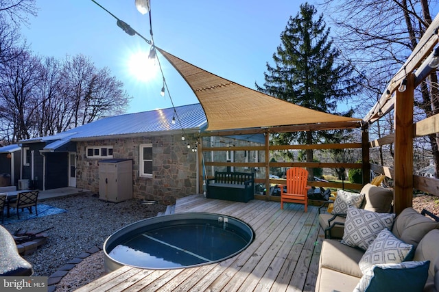 view of deck