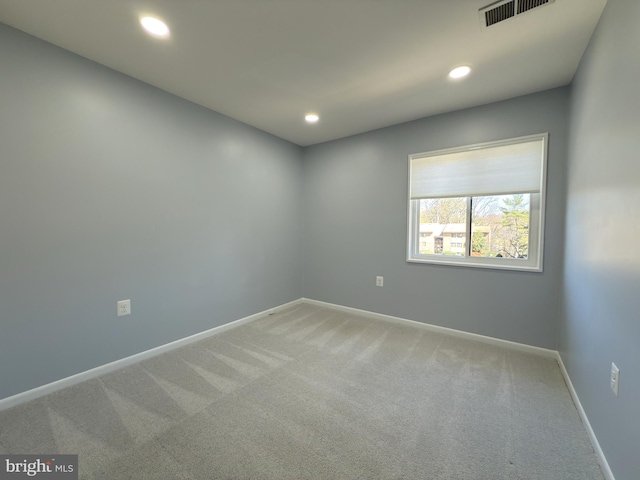 1415 Northgate Sq Unit 15/21B, Reston, VA 20190 - carpeted empty room featuring recessed lighting, baseboards, and visible vents