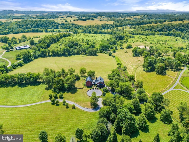 9425 Blackpond Ln, Delaplane, VA 20144 - aerial view of sparsely populated area