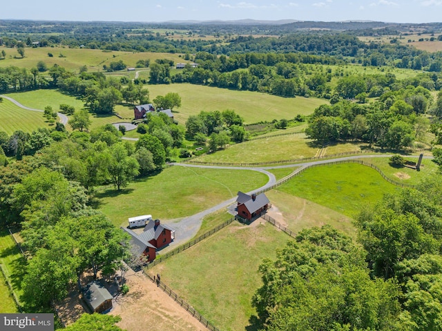 9425 Blackpond Ln, Delaplane, VA 20144 - overview of rural landscape featuring a pastoral area