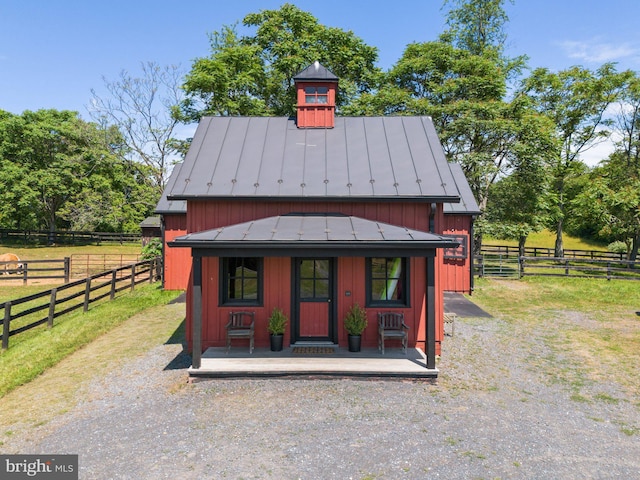 9425 Blackpond Ln, Delaplane, VA 20144 - view of outdoor structure featuring an outbuilding and fence