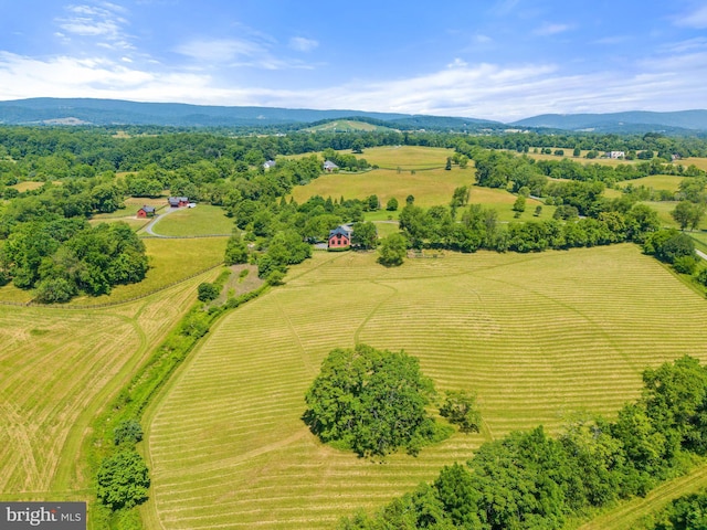 9425 Blackpond Ln, Delaplane, VA 20144 - aerial view of sparsely populated area with a mountain backdrop