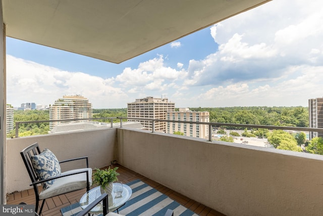 5500 Friendship Blvd Unit 2308N, Chevy Chase, MD 20815 - balcony with a view of city